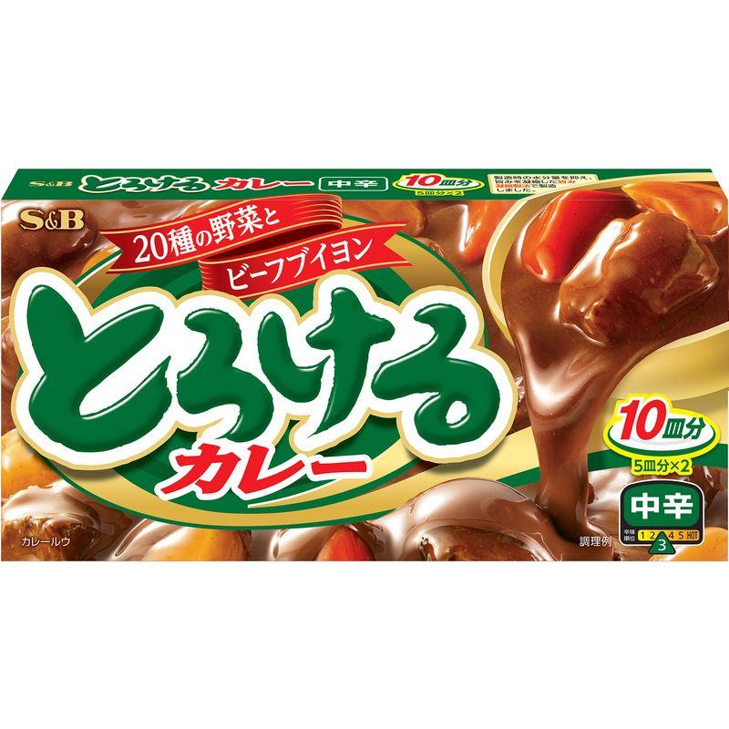 SB とろけるカレー中辛 180g×5個