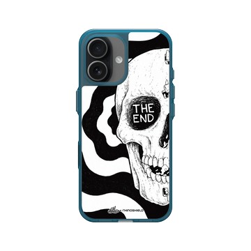 iPhone 17 Clear (相機按鈕) 夜幕藍 - Ted Leonid Melendres - The Skull 骷顱頭