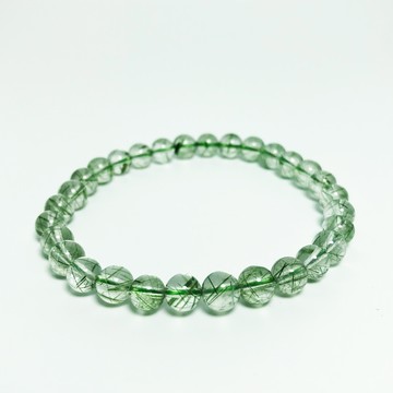 可翔水晶 純天然綠發晶水晶男女款手鏈手串飾品特價 招財升職漲薪