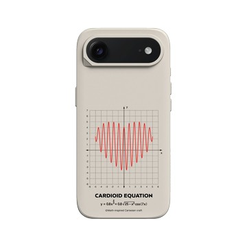 iPhone Air SolidX 貝殼灰 - Valentine's Day Collection - 愛的方程式：心跳（紅）