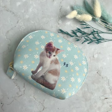 客製化 |  皮革 貝殼包/化妝包/收納包