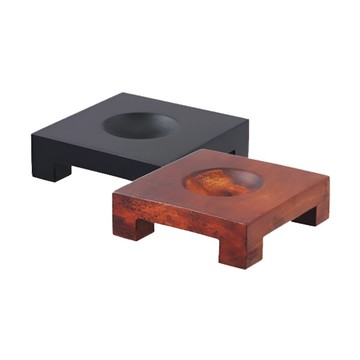 MOVA光能地球儀 4.5英寸 6英吋專屬方形木頭底座 可客製印刷