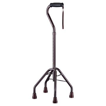 Nova 光星 醫療用手杖/四點手杖 高底座 #5650  咖啡色  1支