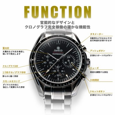 OMECO 潮fukimasterプロフェッショナル クロノグラフ 時計 未使用 レビュー特典付】潮吹きマスター エロフェッショナル 日本製