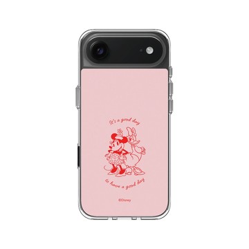 iPhone Air Clear Case（相機按鈕） 透明 - 迪士尼-米奇 Mickey - 米妮與黛西 - It's a good day
