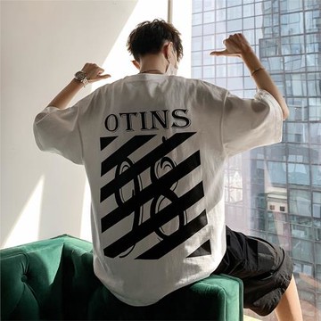 港風t恤男潮流百搭320g重磅短袖男潮牌寬松夏季美式復古高街衣服