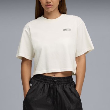 x ROSE 短版上衣 Women Tee 聯名 米白 短袖 朴彩英 無小卡 63380677