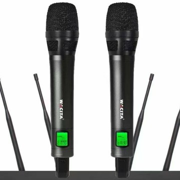 一拖二真分集遠距離無線麥克風話筒舞臺KTV演出穩定音質WM8803【Snowbelle優選】