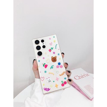 小熊兔子適用三星S26Ultra手機殼Galaxys25+高級感小眾S26plus高級ins風超好看S24防摔透明保護外套女款硬