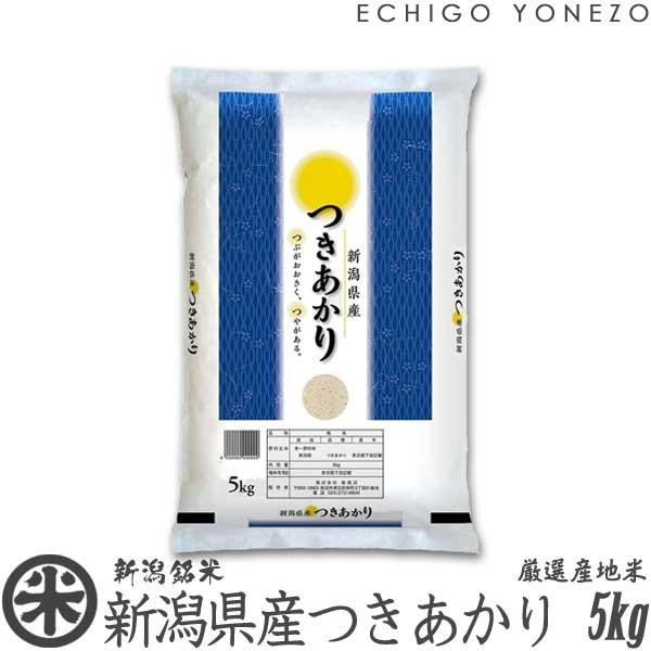 [新米 令和5年産] 新潟県産つきあかり 5kg (5kg×1袋) 厳選産地米 早生品種 新品種 新潟米 お米 白米 送料無料 ギフト対応