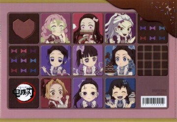 附集合蓋A4文件夾鬼滅之刃×ufotable Cafe×街★Asobi CAFE情人節活動2023