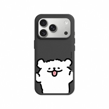 RHINOSHIELD iPhone 17/Air/Pro/Pro Max SolidX MagSafe兼容 強化吸震緩衝防摔磁吸手機殼｜線條小狗-線條小狗扮鬼臉