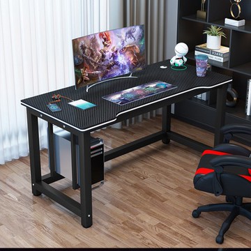 【居家cheaper】120CM加寬酷炫電競桌 主機懸空款黑色