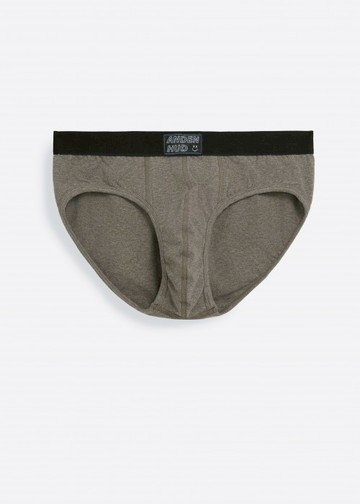 男款_Newtro Street．腰帶三角內褲(深麻棕-笑臉織標)