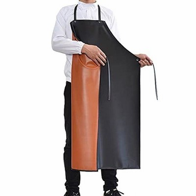 完全防水エプロン 作業がしやすい 長持ち 足元まであり 黒