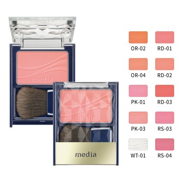 【蝦皮直營】media 媚點 優雅柔光頰彩 (官方直營)