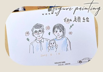 客製化人像畫-婚禮現場似顏繪 婚禮/似顏繪