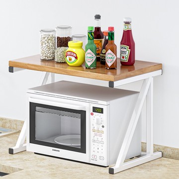 廚房置物架落地多層收納架臺面雙層烤箱架子廚房用品微波爐置物架