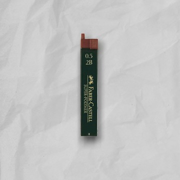 【Faber-Castell】自動鉛筆芯 2B 0.5mm-12支裝-5入 (原廠正貨)