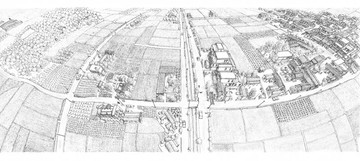 彰化溪洲村．限量藝術版畫