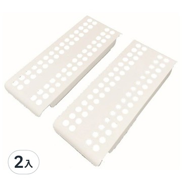 日本IB伸縮桿用網格置物架-小 網格設計 輕鬆安裝 靈活調整 堅固耐用  白色  2入