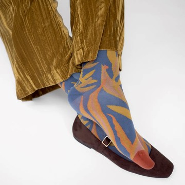 法國 Bonne Maison 植染 純棉織襪