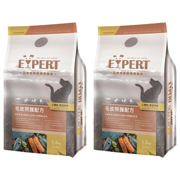 EXPERT 艾思柏 無穀犬食 毛皮照護配方  三種魚 + 鱉蛋精華  1.5kg  2袋
