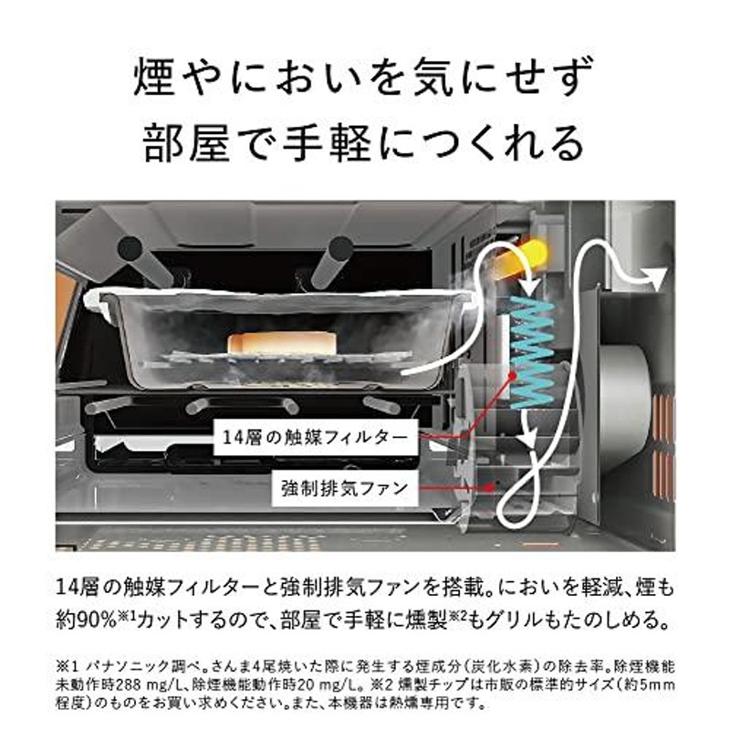 パナソニック 燻製器 魚焼きグリル フィッシュロースター 焼き芋