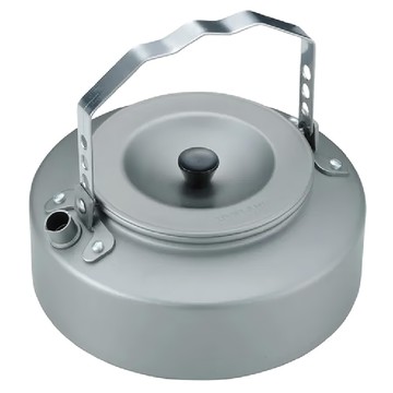 UNIFLAME 日式扁水壺  日本製造  700ml容量  附有專用收納網袋  可收納在660256鍋具內  U667729  1個