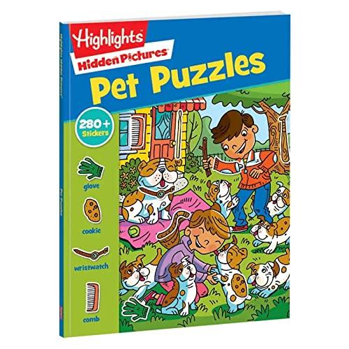 Pet Puzzles (Highlights  Sticker Hidden Pictures