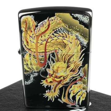 ZIPPO 日系~Bright Art-和柄龍圖案彩印加工打火機