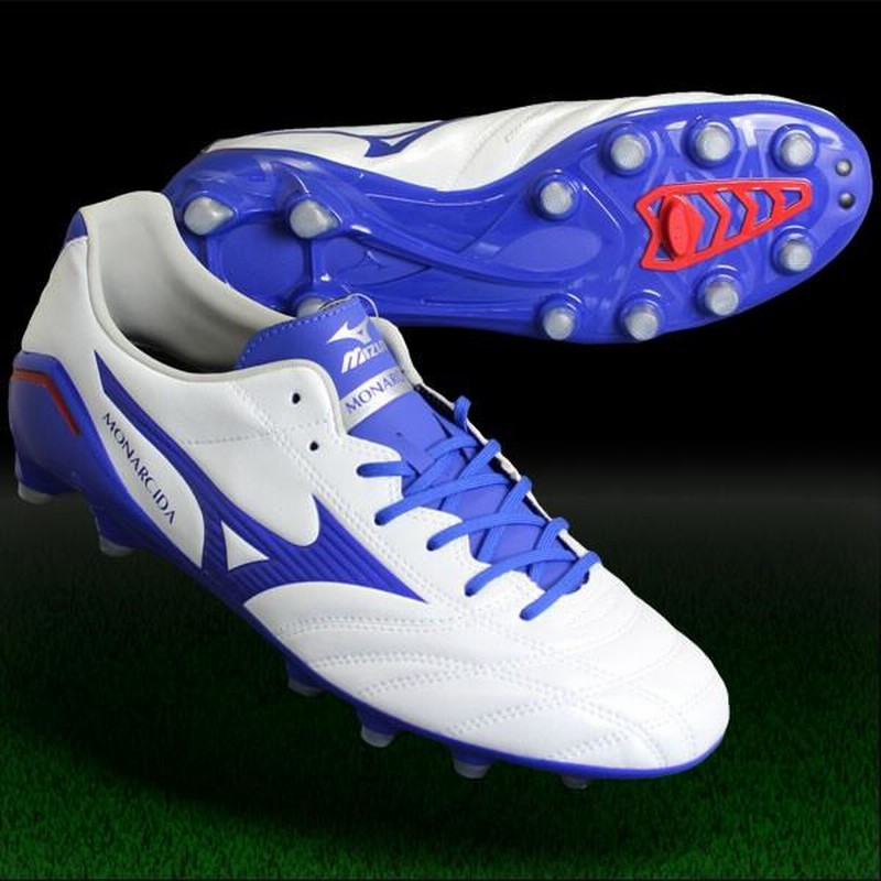 公式サイト モナルシーダ 【MIZUNO スーパーホワイトパール×ブルー SL シューズ