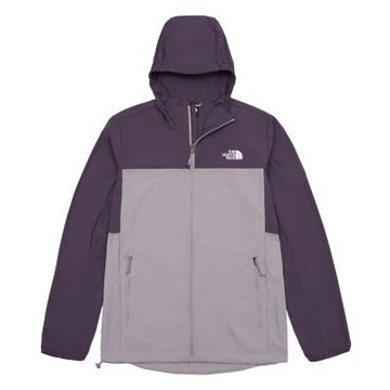 The North Face 北臉 外套 男 運動連帽外套 防風 M SUN CHASE WIND JACKET 紫 NF0A87VYJZU