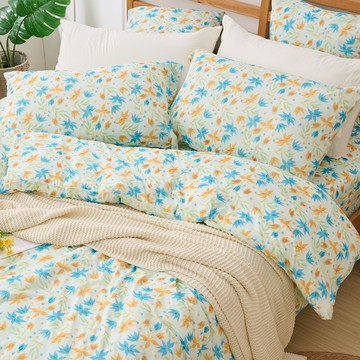 【廠商直送】戀家織島床包被套組(雙人)-多款任選