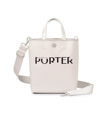 【PORTER INTERNATIONAL】GAP 手提包/白色 11754-00420