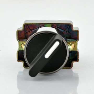 ZB2-BE 101C二2檔自鎖金屬10A旋鈕開關 一1開1閉常開常閉可選