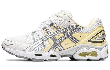 WMNS ASICS GEL-NIMBUS 9 WHITE SILVER YELLOW