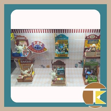 【6月預購】史迪奇 DIY拼裝廠景 盲盒 玩具 公仔 收藏 趣味擺飾 一中盒6入｜愛蛋客