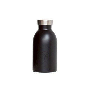 義大利 24Bottles｜不鏽鋼雙層保溫瓶 330ml - 紳士黑