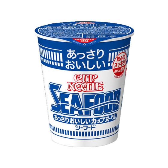 あっさりおいしいカップヌードルシーフード 60g　日清食品