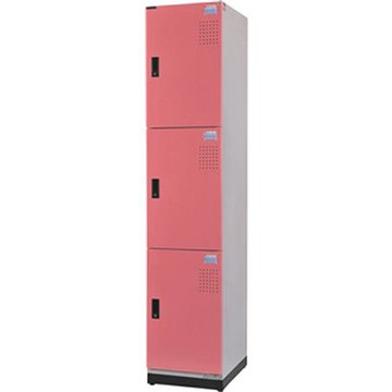 大富 3人新型置物櫃/KH-393-3503/粉紅