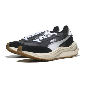 PUMA 休閒鞋 RIDER ELITE 黑白 復古 情侶鞋 男女 40461701