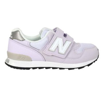 NEWBALANCE 女中童休閒運動鞋-魔鬼氈 313系列 NB PO313TG2 薰衣草紫白