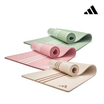 adidas 愛迪達 柔軟防滑瑜珈墊-10mm (附贈背帶)