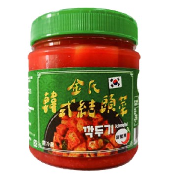 [家速配]金氏韓式結頭菜(每瓶約600g)
