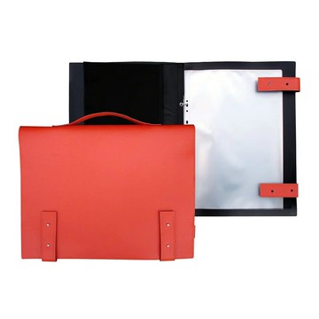 GOODJOB ｜紳士系列-A3提式檔案夾 (橘紅)