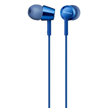 SONY 索尼 入耳式可通話耳機  MDR-EX155AP  藍色