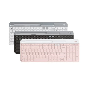 Logitech 羅技 K580 超薄 跨平台無線藍牙鍵盤 石墨黑/珍珠白/玫瑰粉