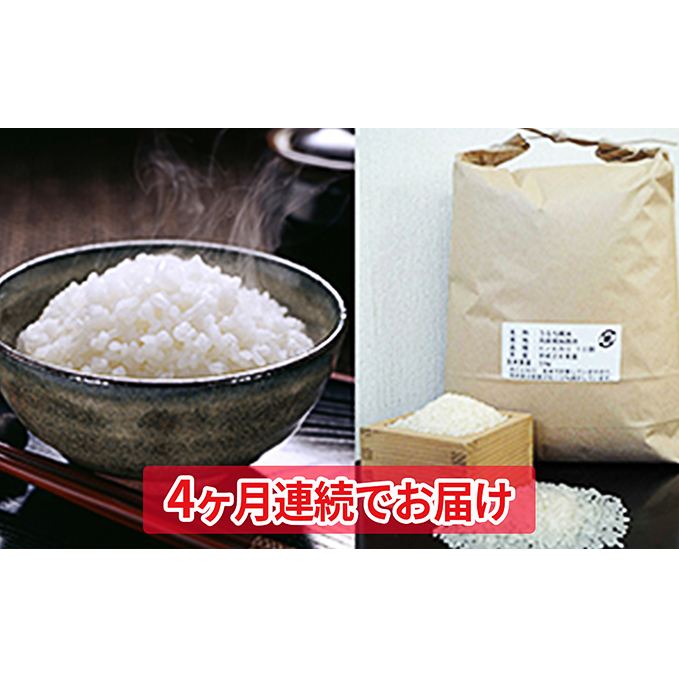 定期便 米 加西産ヒノヒカリ1等米（白米） 5kg×4回 4か月連続お届け