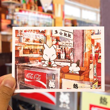 肶肶兔 & friends 明信片漫遊香港 | 陪我長大系列